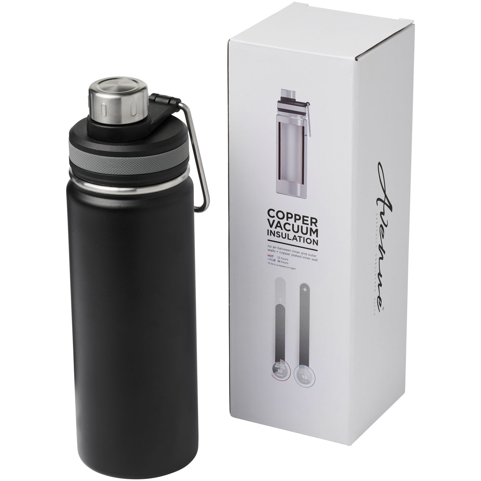 Gessi 590 ml kobber-vakuumisolert sportsflaske