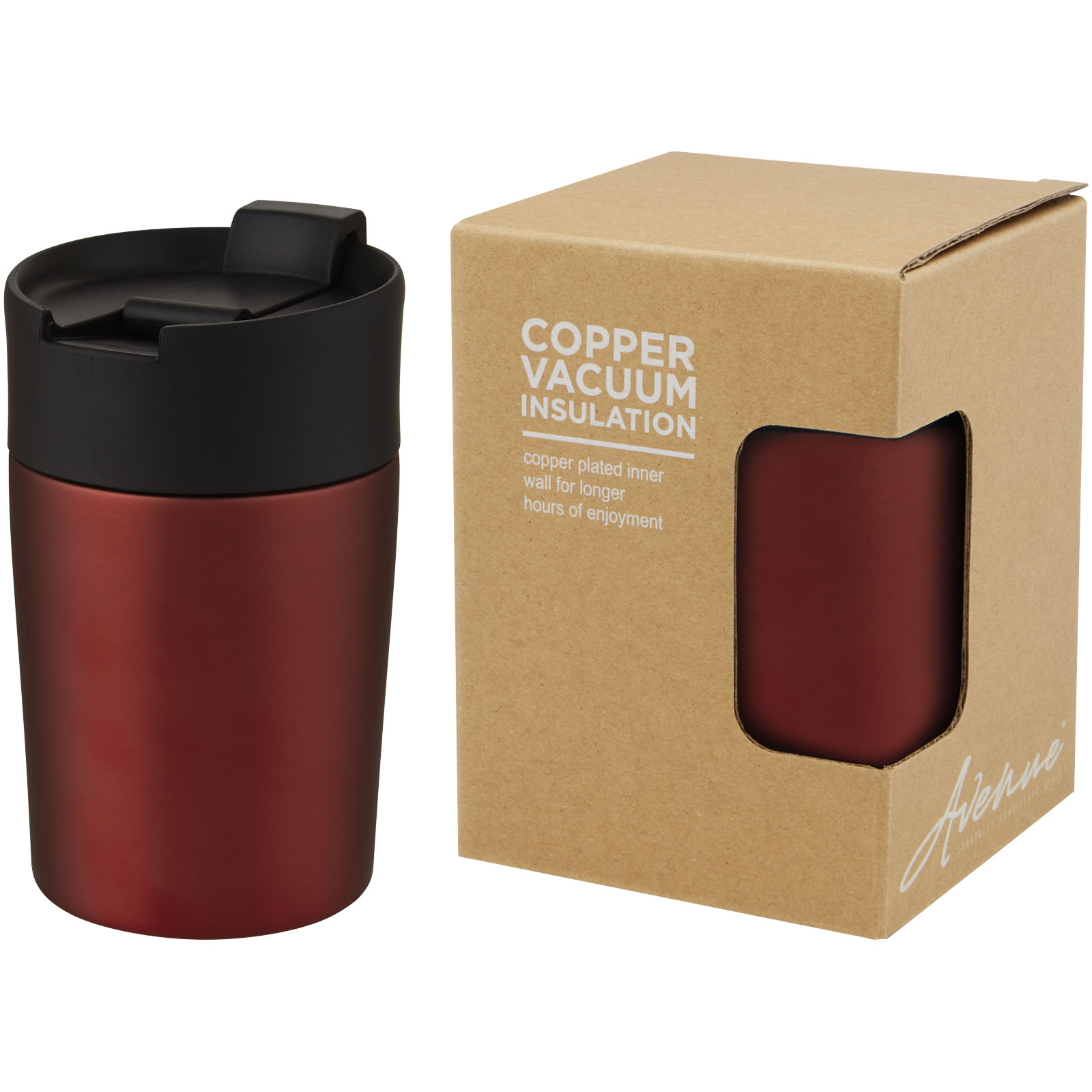 Jetta 180 ml kobber vakumisolert termokopp