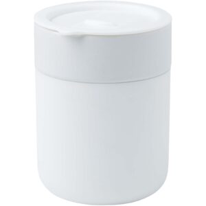 Java termokopp i keramikk med silikonomslag og plastlokk 330 ml.