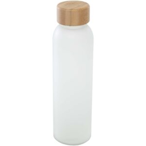 Lume 500 ml matt soda glassflaske med bambuslokk