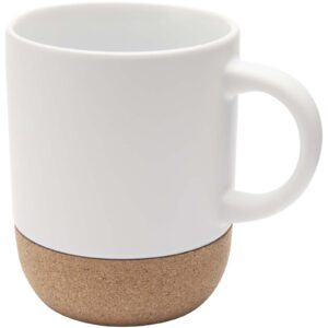 Billie sublimasjonskrus i keramikk med korkdetaljer, 300 ml