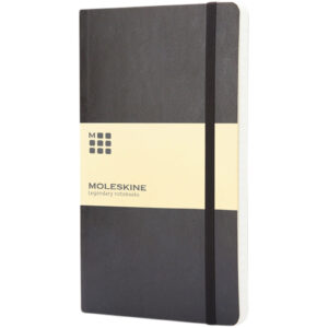 Moleskine Classic L notatbok med mykt omslag – ruter