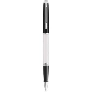 Waterman Hemisphere fargeblokkerende rollerpenn med palladiumkant (svart blekk)