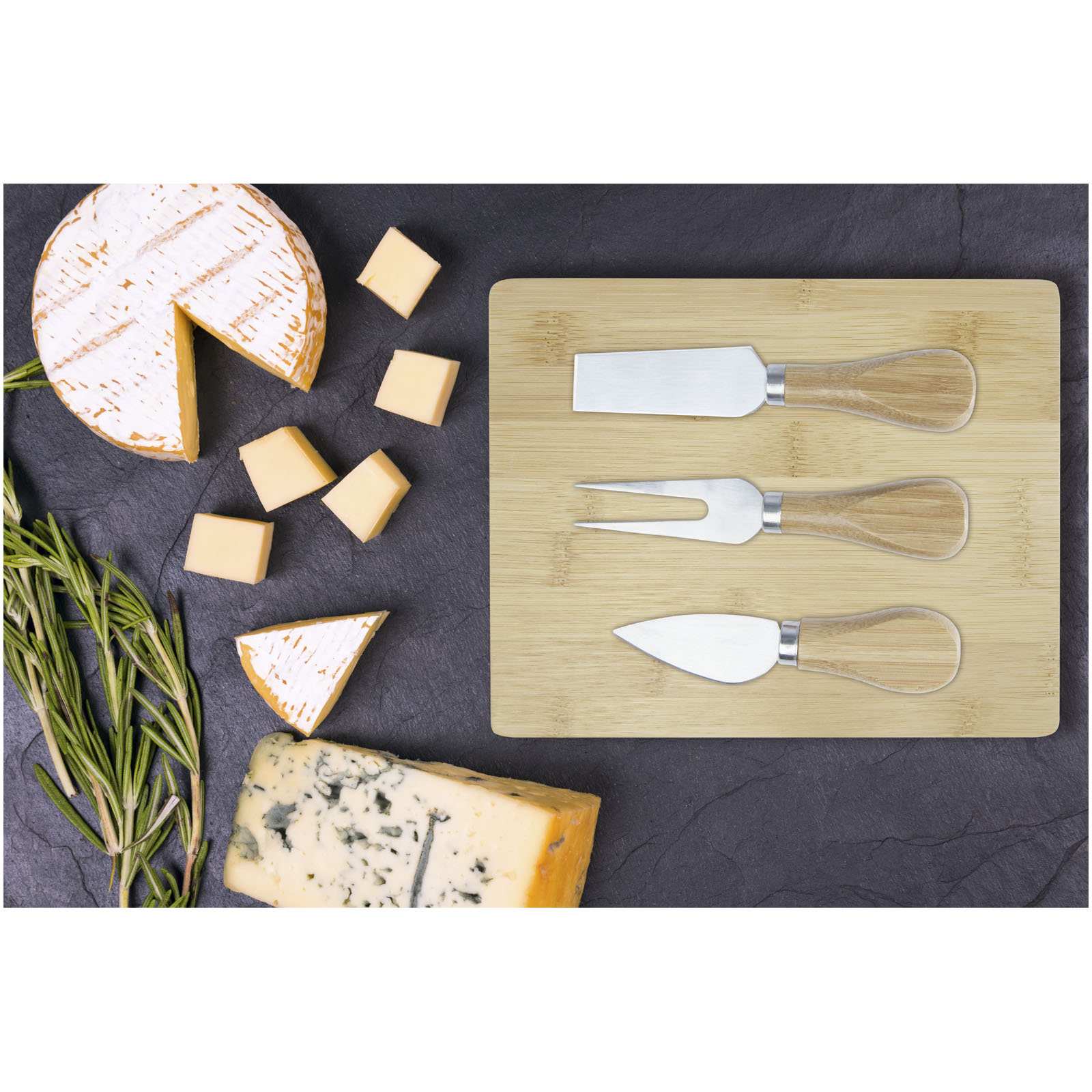 Cheese,With,Mold,With,A,Sprig,Of,Thyme,On,A