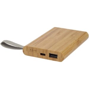Tulda 5000 mAh mobillader i bambus