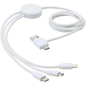 Pure 5-i-1 ladekabel med antibakteriell tilsetning