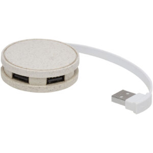 Kenzu USB hub av hvetehalm