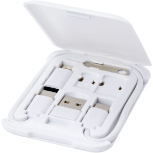Savvy modulær ladekabel med telefonholder av resirkulert plast