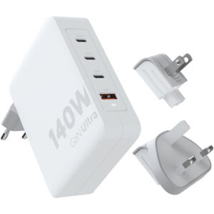 Xtorm XVC2140 GaN Ultra 140 W-reiselader med 240 W USB-C PD-kabel