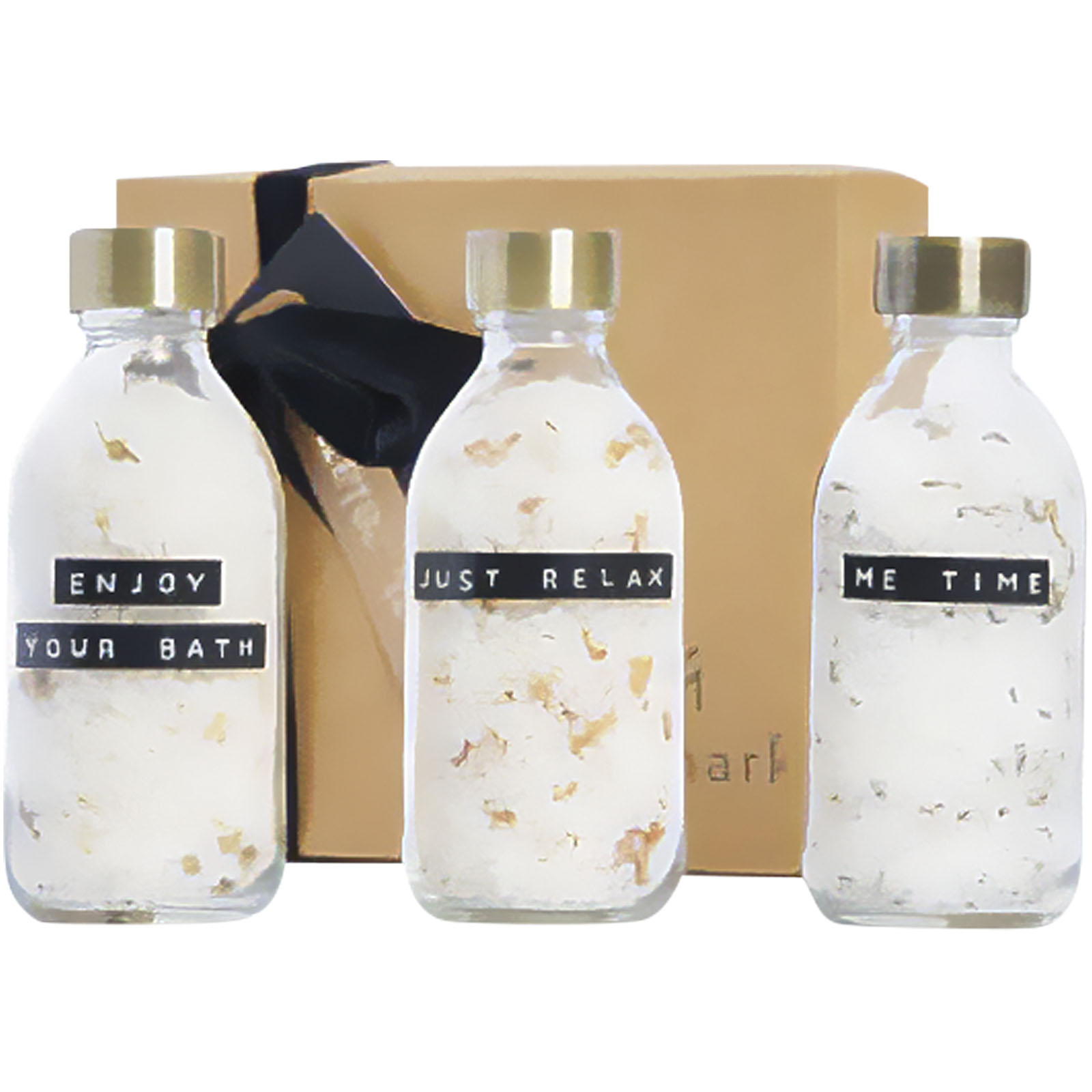 Wellmark Just Relax 3-delers 200 ml badesalt-gavesett