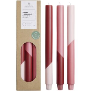 Originalhome Eden stearinlys – sett med 3