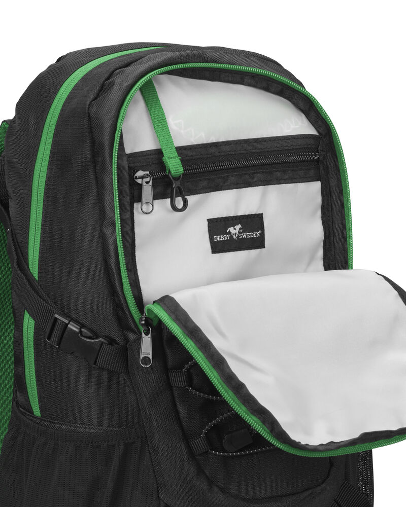158827-396_Active-Line-Daypack_Black_Green_closeup1
