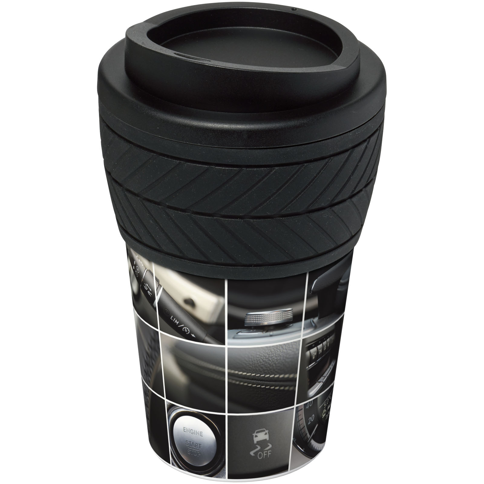 Brite-Americano® 350 ml isolert kopp med dekkgrep