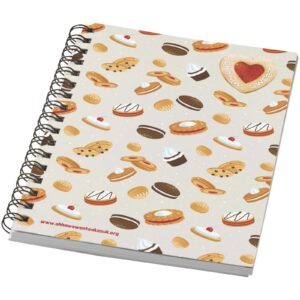 Desk-Mate® A6 farget notatbok med spiral