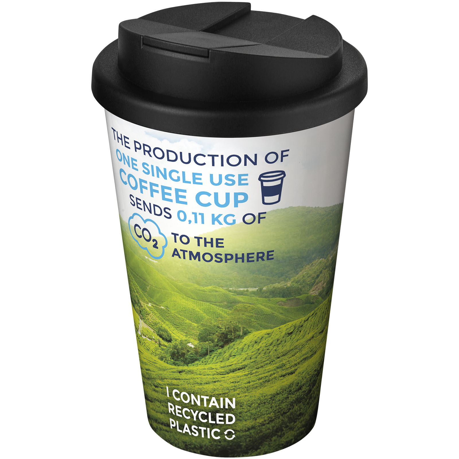 Brite-Americano® 350 ml isolert kopp med sølesikkert lokk