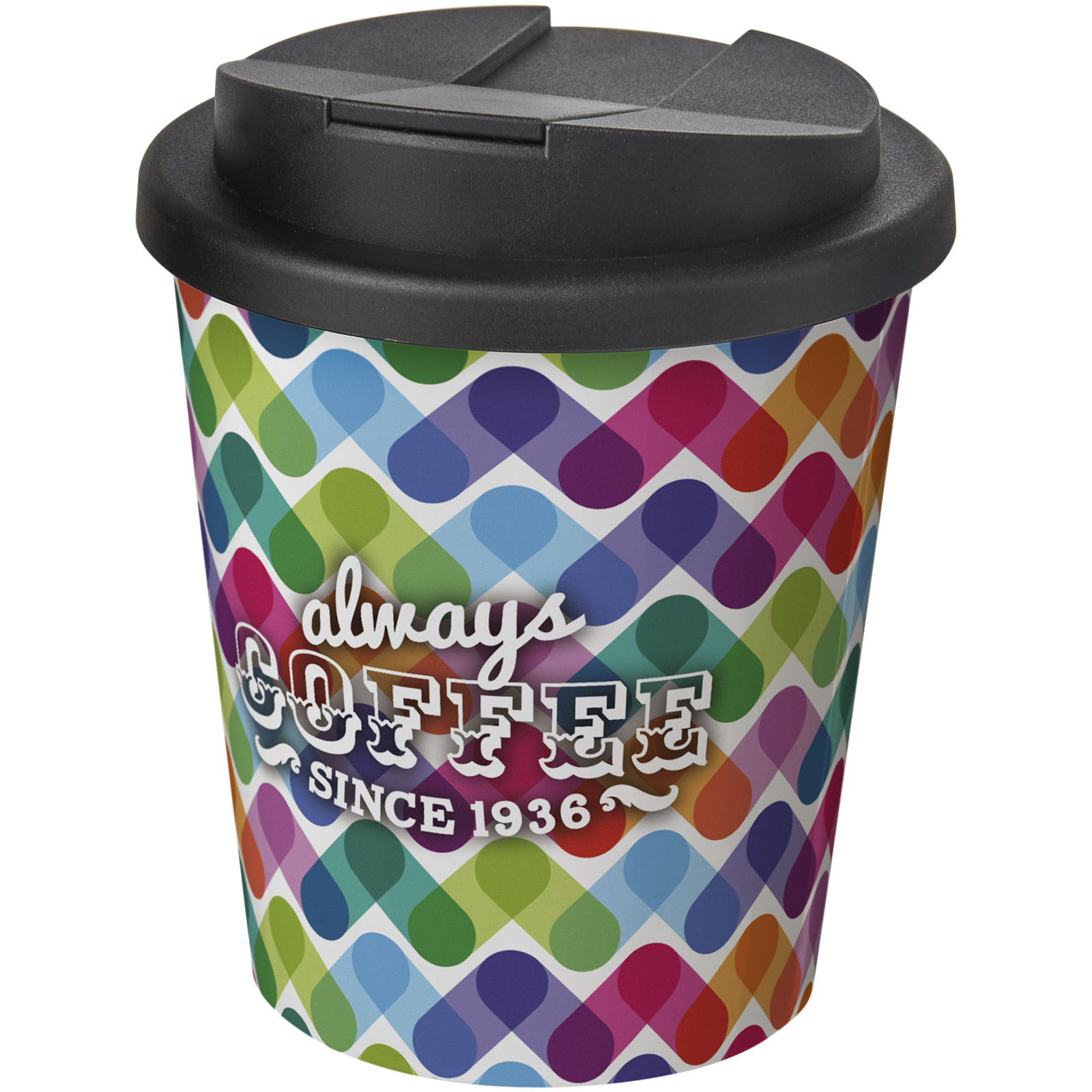 Brite-Americano® Espresso 250 ml isolert kopp med sølesikkert lokk