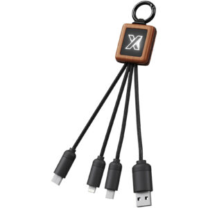 SCX.design C19 20 W ladekabel med detaljer i tre