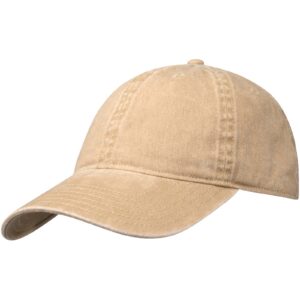 Grafton vasket caps med 6 paneler