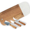 Ostebrett med tre kniver
