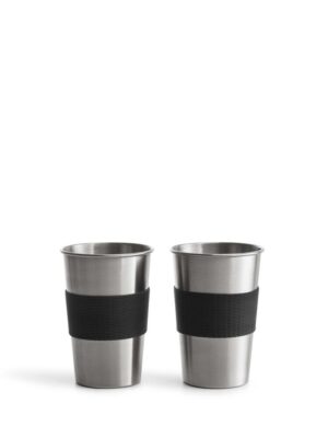 Stålkrus 50 cl 2pk, sølv