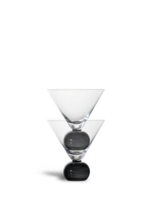 Glass Spice, klar/svart, 2-pk.