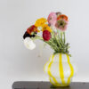 Vase Curlie Yellow