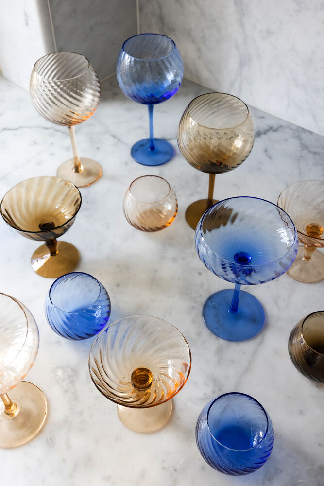 Italiensk champagne coupe Opacity