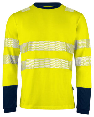 6014 T-shirt Langermet EN ISO 20471 Kl 3/2
