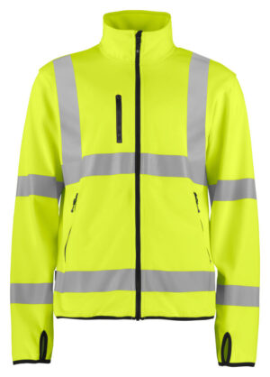 6105 Lett softshelljakke EN ISO 20471 Kl 3