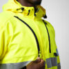 6420 Softshelljakke EN ISO 20471 Kl 3/2 fôret