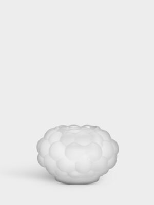 RASPBERRY FROSTED VOTIVE  D92MM