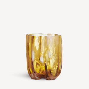Crackle vase rav/flamingo 270mm