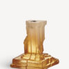 Rocky Baroque candlestick amber haze 150mm