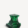 Rocky Baroque candlestick emerald green 95mm