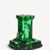 Rocky Baroque candlestick emerald green 150mm