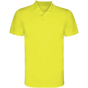 Monzha kortermet teknisk polo for herre
