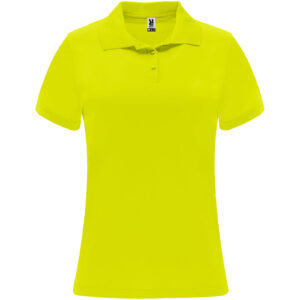 Monzha kortermet teknisk polo for dame